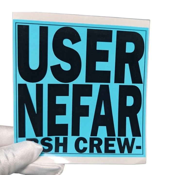 Destructible Vinyl Custom Eggshell Sticker Printing